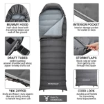 4-Season Sleeping Bag 400 Extra Warm - Image 5