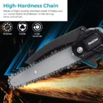 Cordless Mini Chainsaw – 3000W One-Hand Saw with 2 Batteries - Image 10