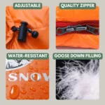 4-Season Down Sleeping Bag Extra - Backpacking, Hiking and Camping - Image 7