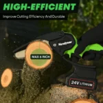 Cordless Mini Chainsaw – 3000W One-Hand Saw with 2 Batteries - Image 3