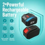 Cordless Mini Chainsaw – 3000W One-Hand Saw with 2 Batteries - Image 4