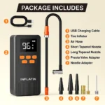 INFLATIX 150PSI Portable Tyre Inflator & Portable Air Compressors | Car & Bike Pumps - Image 5