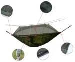 Camping Hammock with Mosquito Net and Rainfly Tarp - Image 2