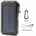 20,000mAH Solar-USB Dual Charger Waterproof Shockproof with LED Light - Image 13