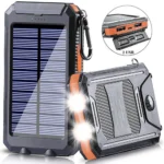 20,000mAH Solar-USB Dual Charger Waterproof Shockproof with LED Light