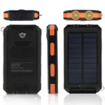 20,000mAH Solar-USB Dual Charger Waterproof Shockproof with LED Light - Image 5