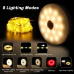 3 in 1 Solar Camping String Lights (10m) - Image 5