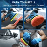 Cordless Car Buffer Polisher with 2 Batteries - Image 8