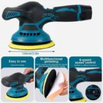 Cordless Car Buffer Polisher with 2 Batteries - Image 10