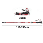 Hiking Poles Lightweight Foldable Aluminium Support - Image 4