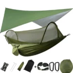 Camping Hammock with Mosquito Net and Rainfly Tarp - Image 9