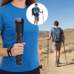 Hiking Poles Lightweight Foldable Aluminium Support - Image 9