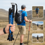 Hiking Poles Lightweight Foldable Aluminium Support - Image 5