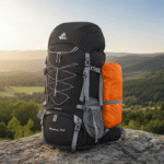 Travel Camping Climbing & Hiking Backpack With Rain-Cover - Image 3