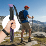 Hiking Poles Lightweight Foldable Aluminium Support - Image 12