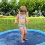 Kids & Dog Anti-Slip Splash Pad Water Sprinkler - Dog Paddling Pool - Image 12