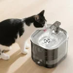 Wireless Cat Water Fountain 2L - External Pump with 306 Stainless Steel Panel