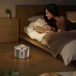 Stainless Steel Flower Cat Water Fountain 2.2L - Triple-Filter with LED Light - Image 4