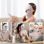 Red Light Therapy Mask for Face,Cordless LED Face Mask Light Therapy,USB C Rechargeable,Infrared Lights Masks for Home Working Travel Yoga Sleep - Image 9